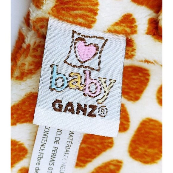 Baby Ganz Jamie Giraffe Cozy Pacifier Holder Security Blanket Plush Lovey - Picture 4 of 4